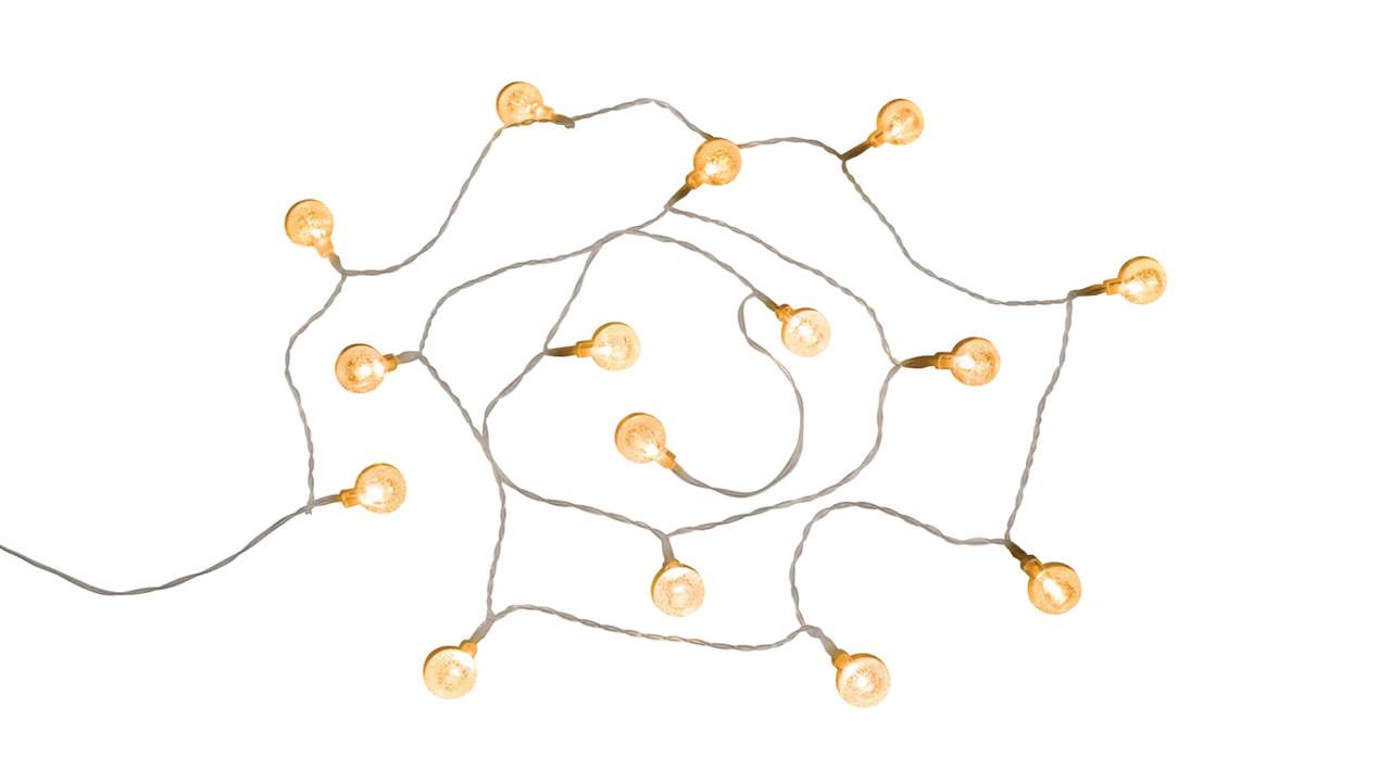 Blur Lichterkette, weiß